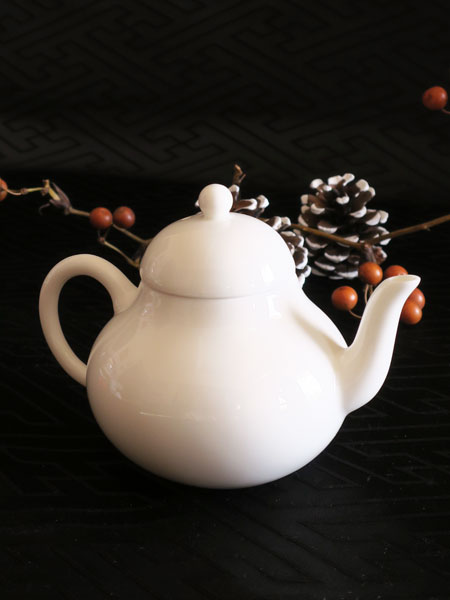 中国茶器「小茶壷／玉磁のひょうたん」【ご予約受付中】 1