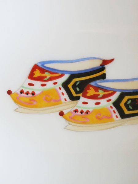 asianeraプチ皿「童女の靴」 2