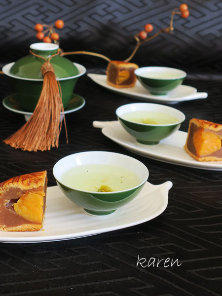 中国茶器セット「蓋碗と茶杯／深緑」【ご予約受付中】 3