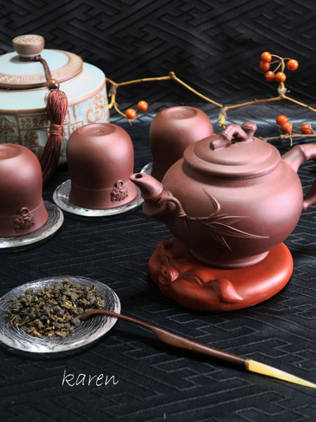 中国茶器「紫砂茶杯／赤獅子」【ご予約受付中】 3