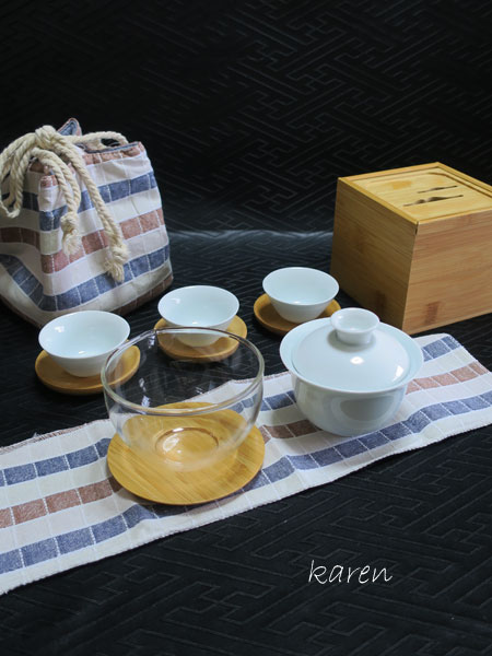 中国茶藝セット「若竹青磁」 3