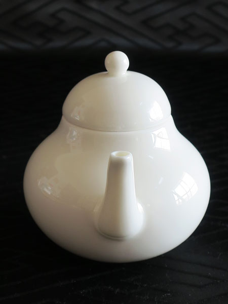 中国茶器「小茶壷／玉磁のひょうたん」【ご予約受付中】 5