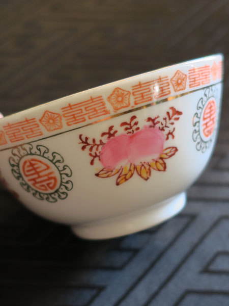 中国レトロ「デザート＆スープ碗／桃壽」【ご予約受付中】 6