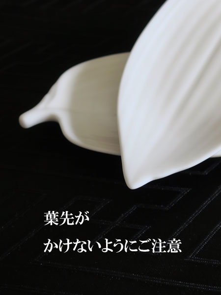 中国茶器「茶托小皿／笹の葉」 6